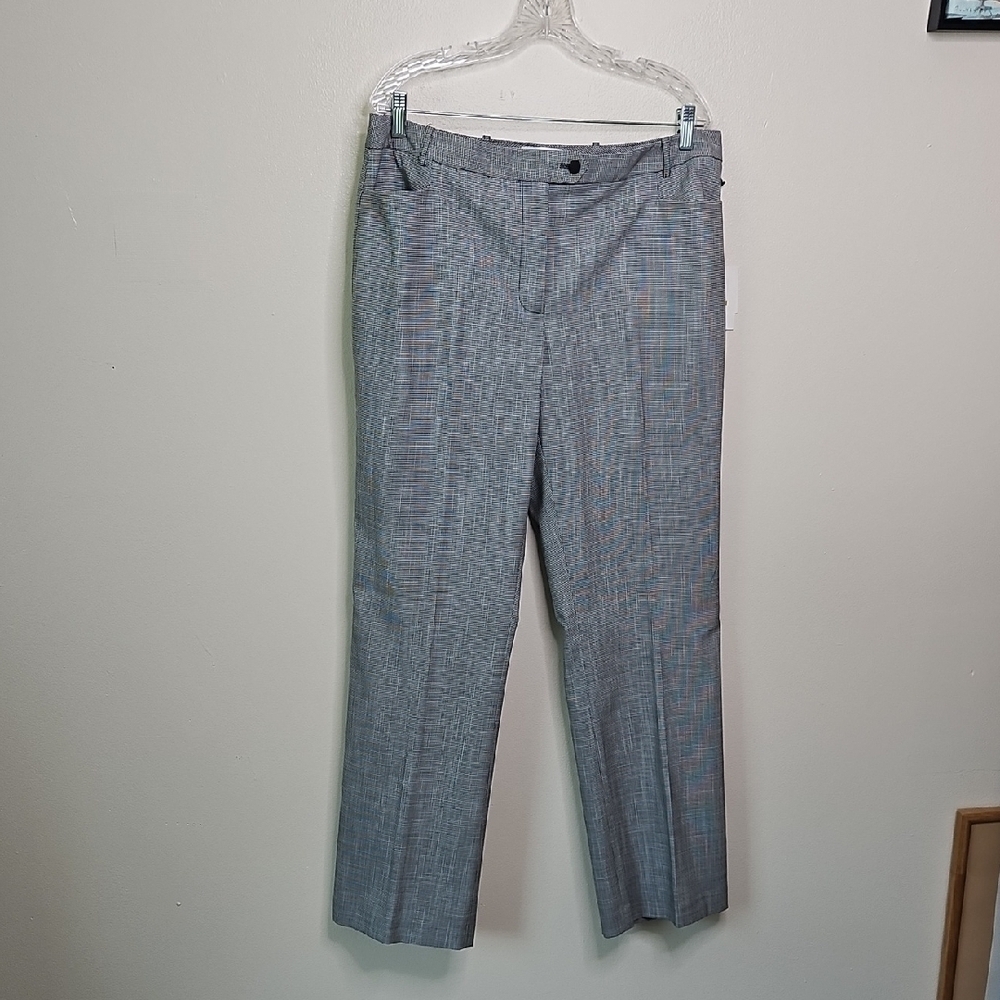 Calvin Klein Houndstooth Pants Modern Fit Size 14